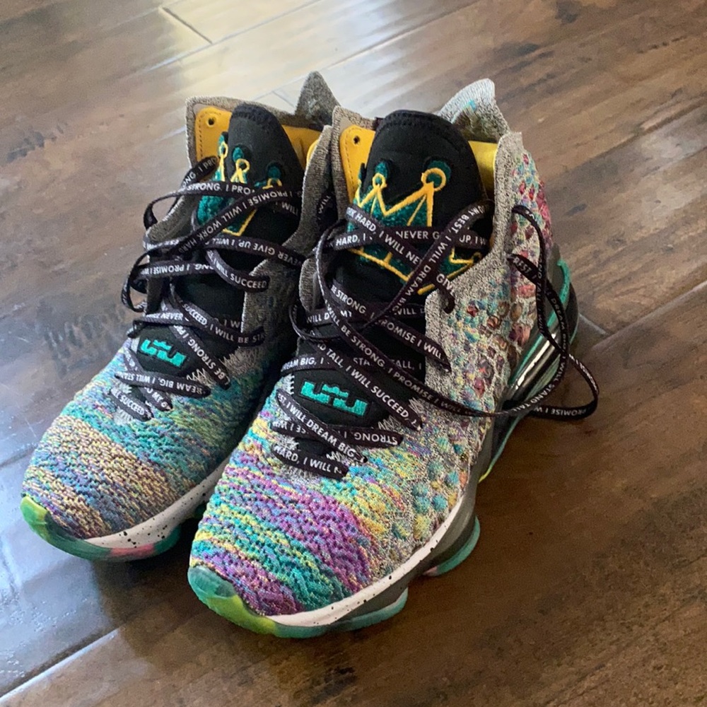 Size 8 Le Bron 17’ I promise  worn once